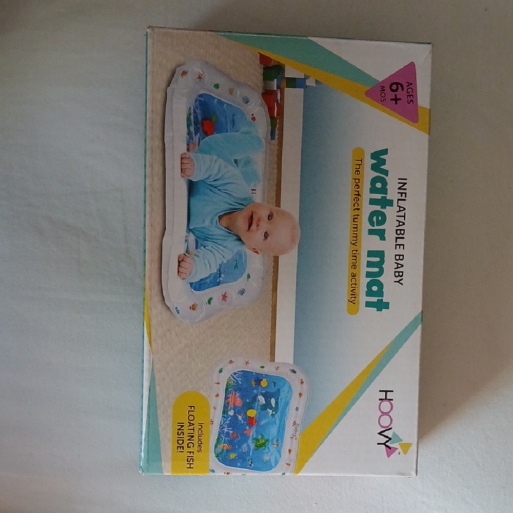 Inflatable Baby Water Mat - Blue